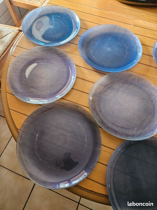 Assiette plate en verre (image 3)