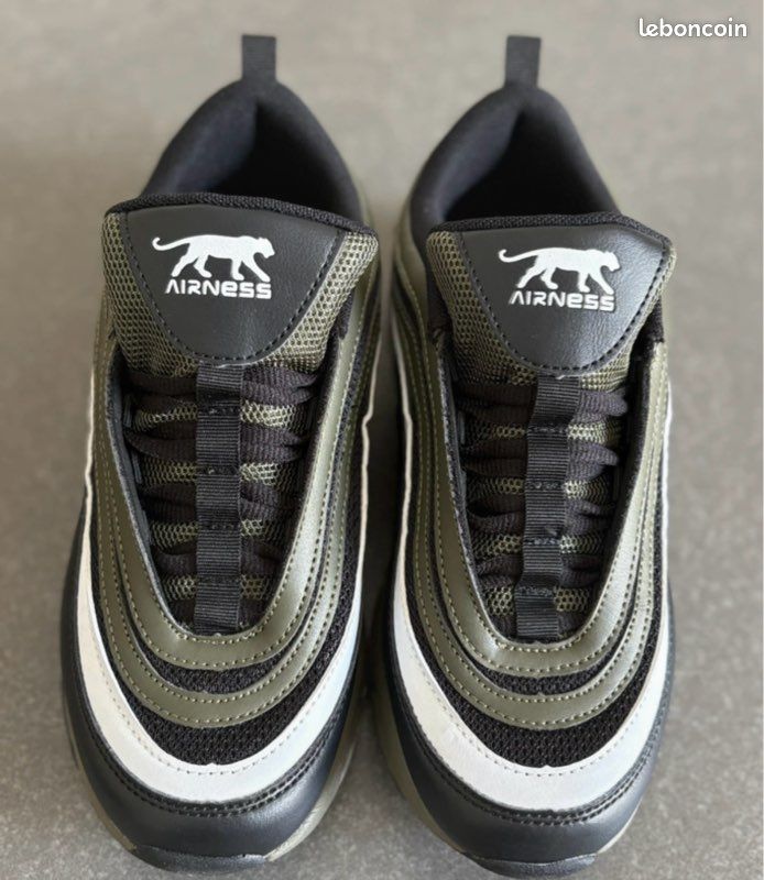 Spartoo Claquette Levi's Garcon Chaussure Airness Basket Kaki