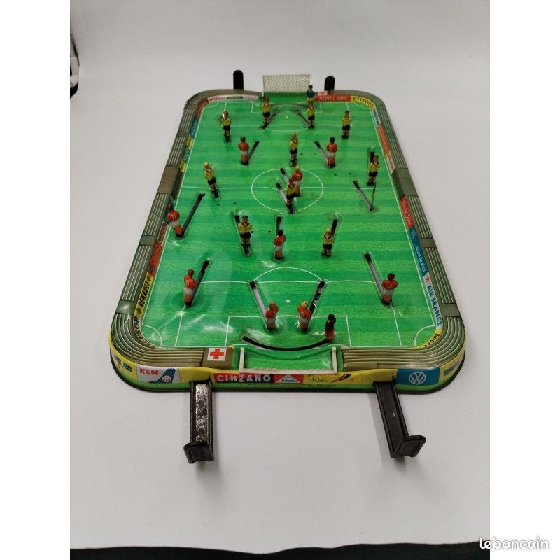 Ancien Jouet FOOTBALL ELECTRIQUE FJ FRANCE JOUET REF 1093 TYPE EUROPEAN CUP