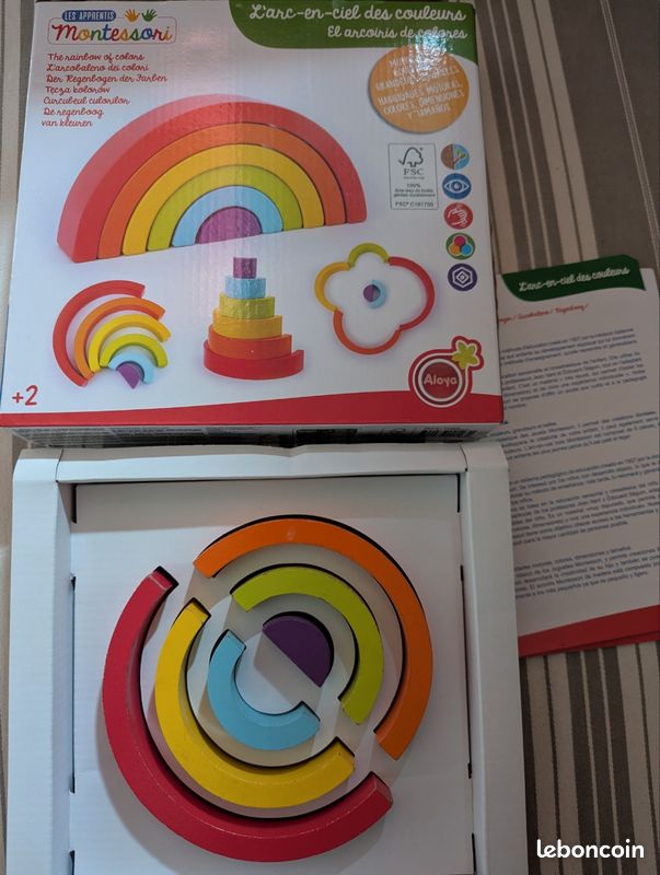 Montessori Arcoiris Madera Aldi Arcoiris Madera Aldi Arcoiris