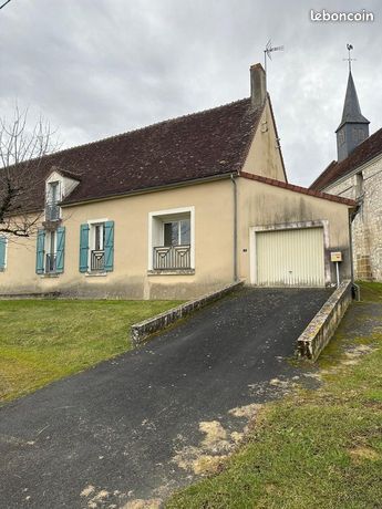 À louer – Maison F2 avec jardin et garage – Saint-Martin-de-Lamps (36110 Levroux)