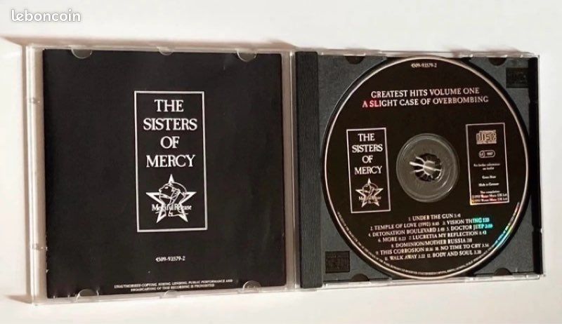The Sisters of Mercy CD « A slight case of overbombing » Greatest hit (image 2)