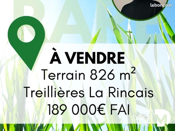 Terrain 826 m² Treillieres