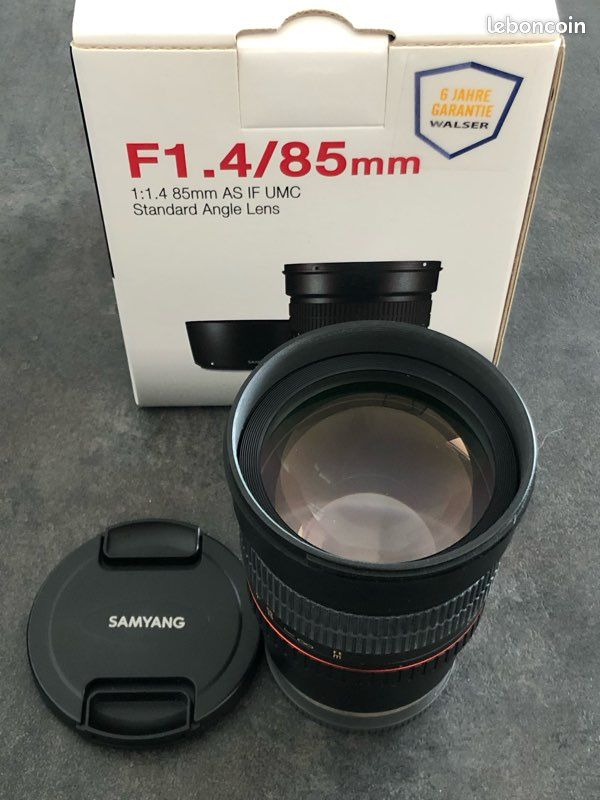 Objectif Samyang 85mm F1.4 AS IF UMC (image 3)