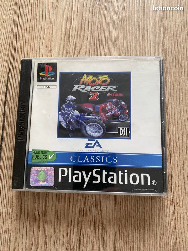 Jeu PlayStation 1 (PS1) Moto Racer 2 - Version PAL, Bon état Général