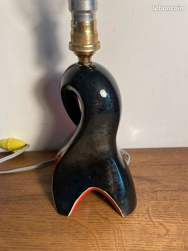 Joli pied de lampe vintage en céramique (image 5)