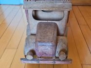 Tracteur Ancien En Bois Dejou – Modèle 800, Années 50, 37 Cm, France