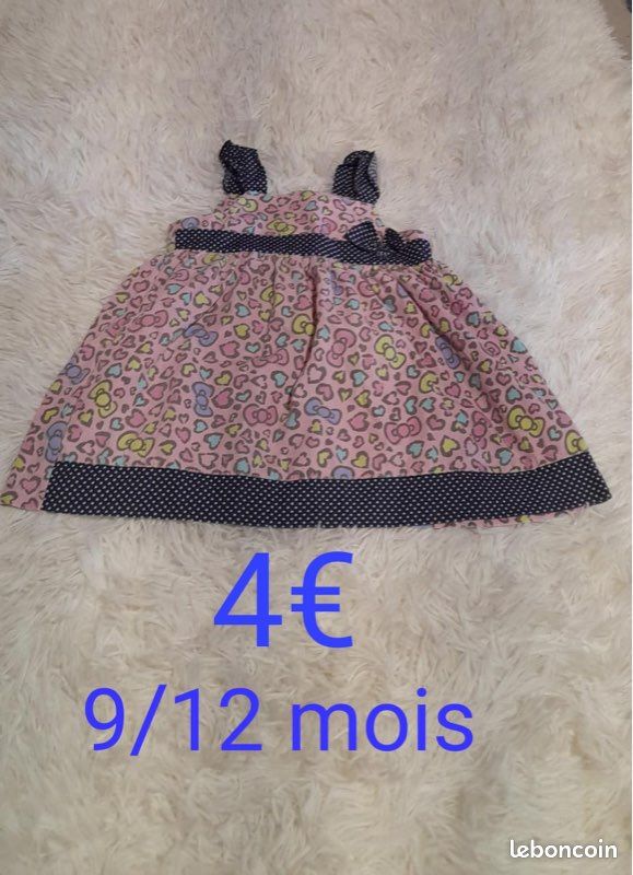 Robe fille 9/12mois (image 1)
