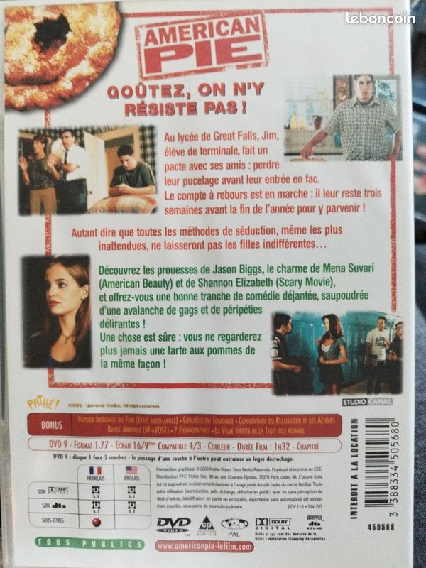 DVD Américain Pie (image 2)