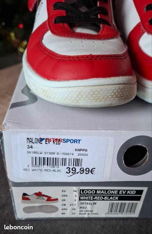 Baskets. Taille 34. Marque Kappa
10 (image 4)