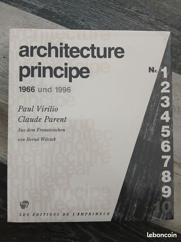 Architecture Principe 1966-1996, Bilingue français/allemand, Paul 