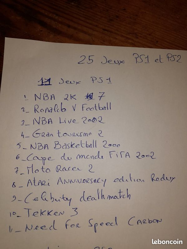 25 jeux PS1 et PS2 (image 2)