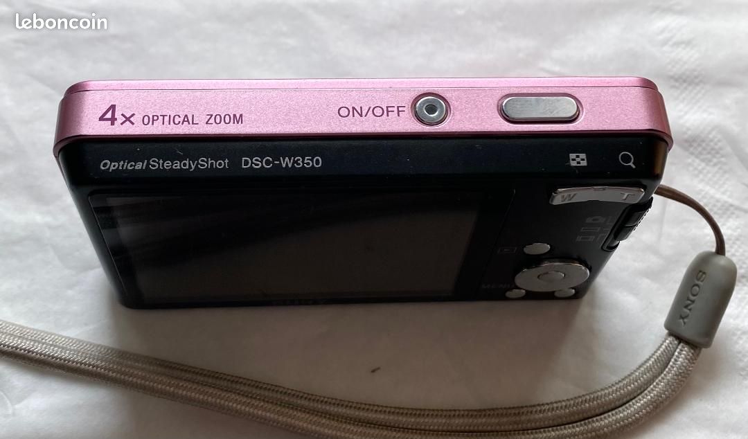 Appareil photo rose Sony Cyber-shot DSC-W530 14,1 mégapixels JDM Japon