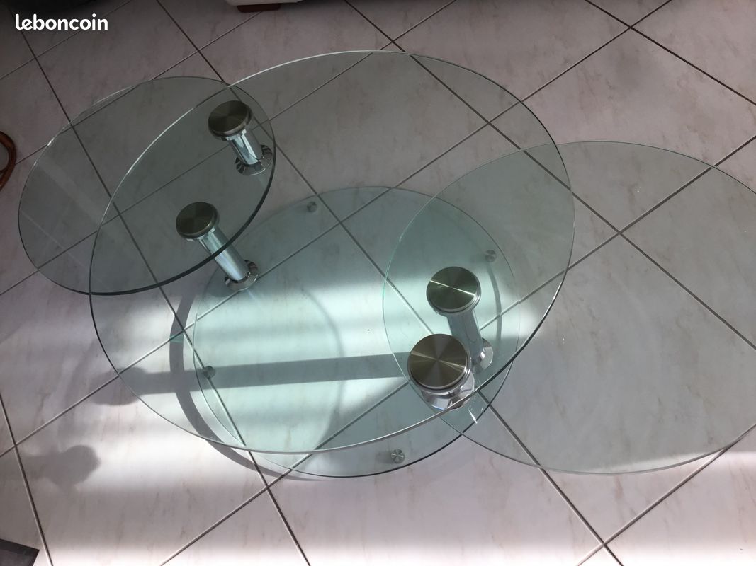 Table de salon en verre (image 3)