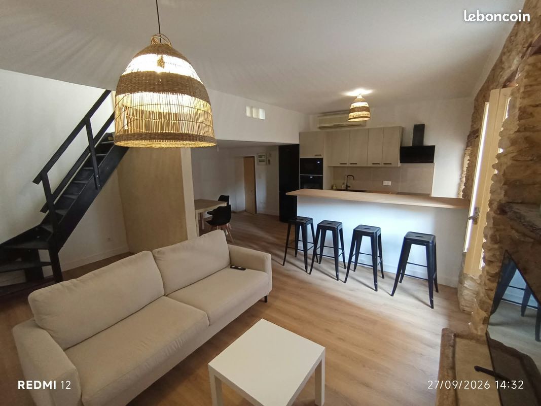 Superbe T2 bis de 70 m² entièrement rénové à Gajan (image 1)