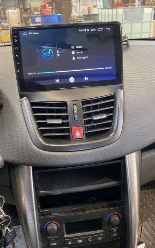 Autoradio Android12 8 core GPS Waze Bluetooth Wifi Peugeot 207 207cc -  Équipement auto