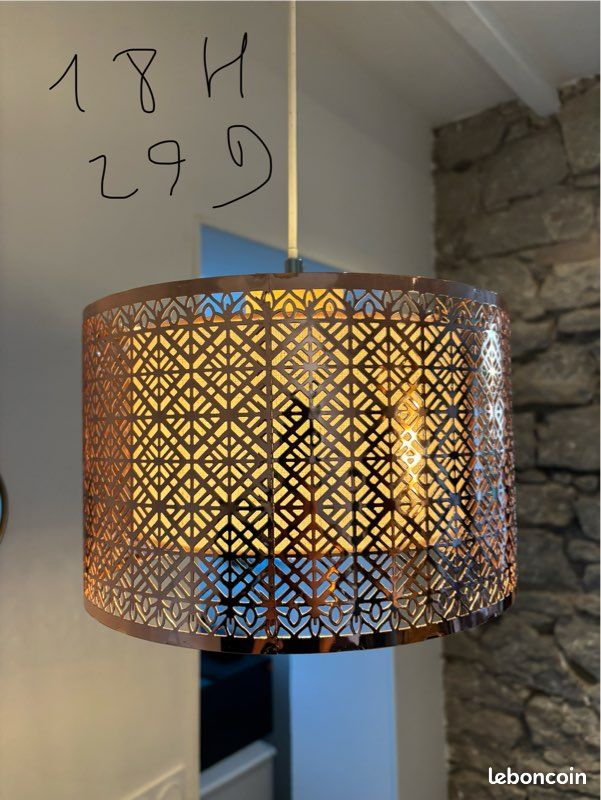 Abat-jour en métal - QQMORA - E27/E14 - Design contemporain - Diamètre