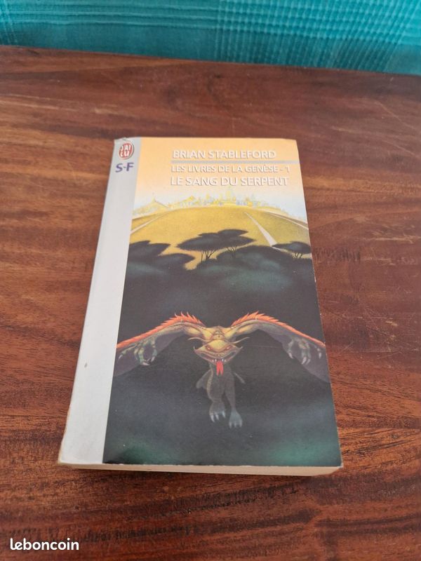 Livre Collection J'ai Lu _SF_ Les livres de la Genèse-1 Le Sang du Serpent de Brian Stableford N°5572 (image 1)