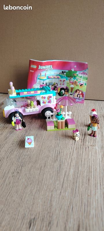 Lego friends junior 10727 la camionnette de glaces d'Emma (image 2)
