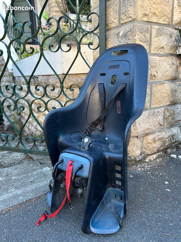 Siège vélo enfant arrière – Décathlon Btwin – Bleu (image 1)