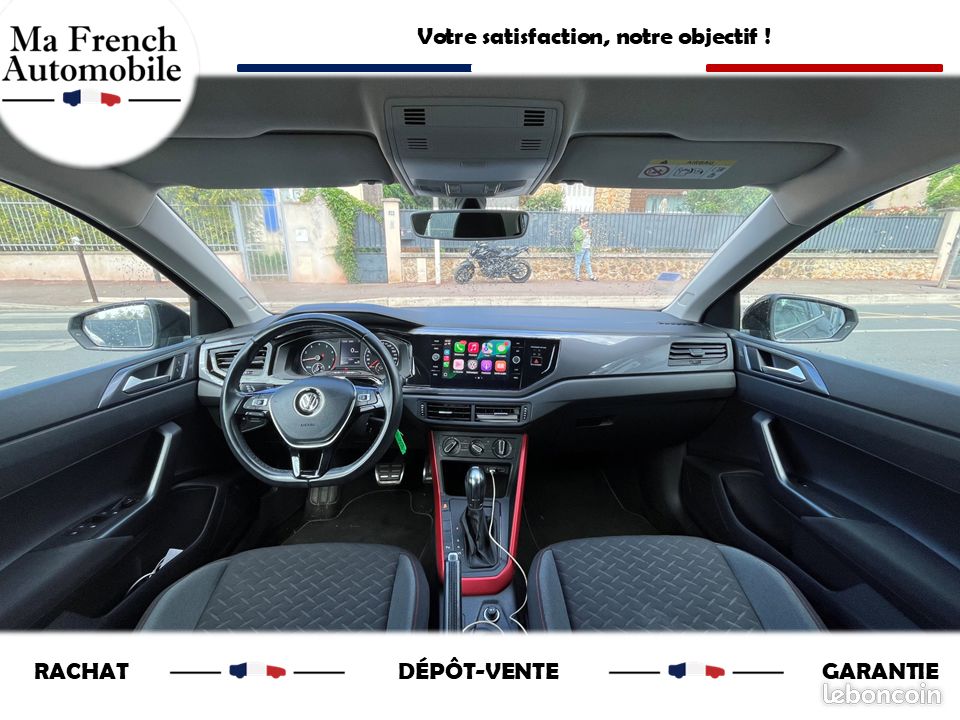 VOLKSWAGEN Polo VI CONNECT 1.0 TSI 12V BMT DSG7 95 cv BOITE AUTO - APPLE CARPLAY - RADAR DE RECUL AV/AR (image 2)