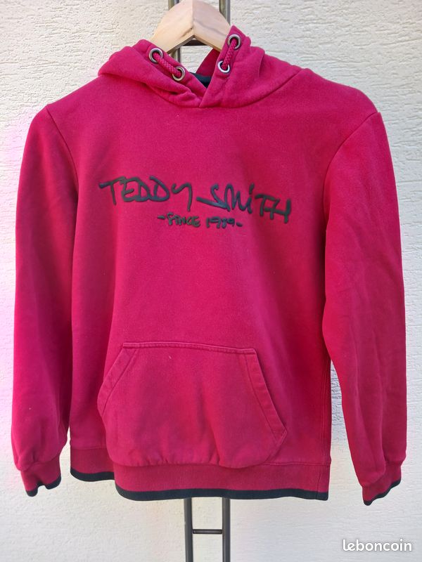 Clothing Sweat Teddy Smith Rouge Sweat-Shirt Teddy Smith Vêtements