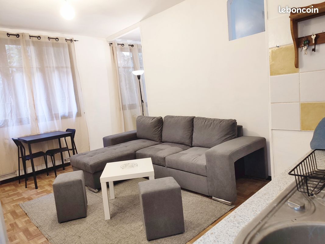 🏡 T1 meublé 26 m² – Charmant pied-à-terre avec vue sur jardin -location saisonnière (image 1)