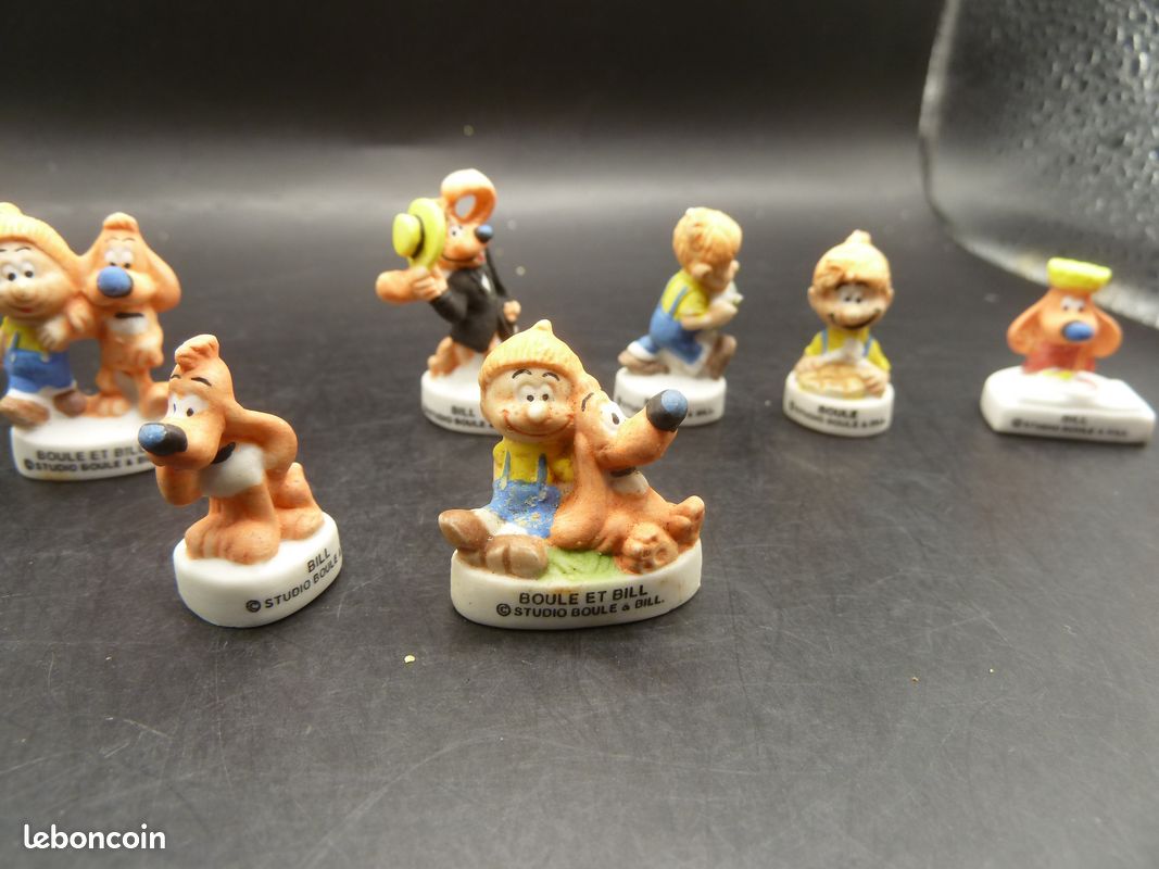 Lot de 9 feves boule et bill mates - ref perso d8 (image 12)