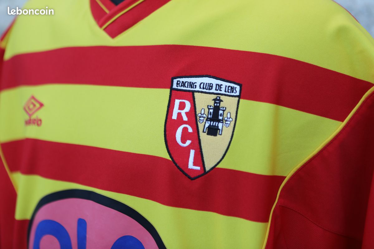 Maillot junior RC Lens domicile 2023/24 sur