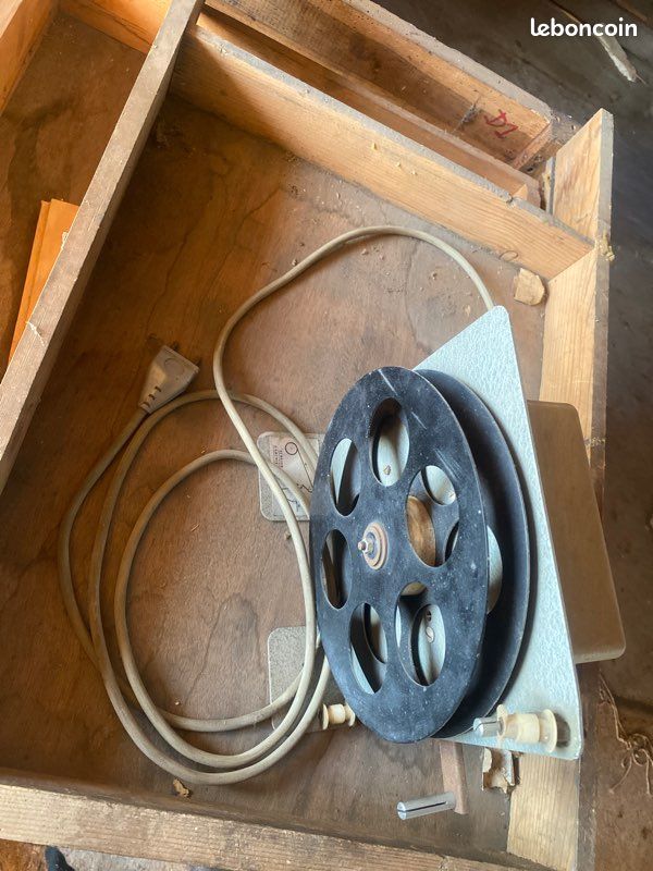 Ancienne Visionneuse De Montage De Film Muray - Projecteur De Cinéma - Fonctionne - Collection