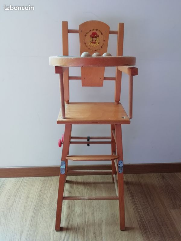 Chaise haute vintage (image 1)
