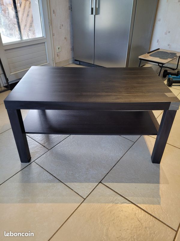 Table basse noire LACK Ikéa (image 2)