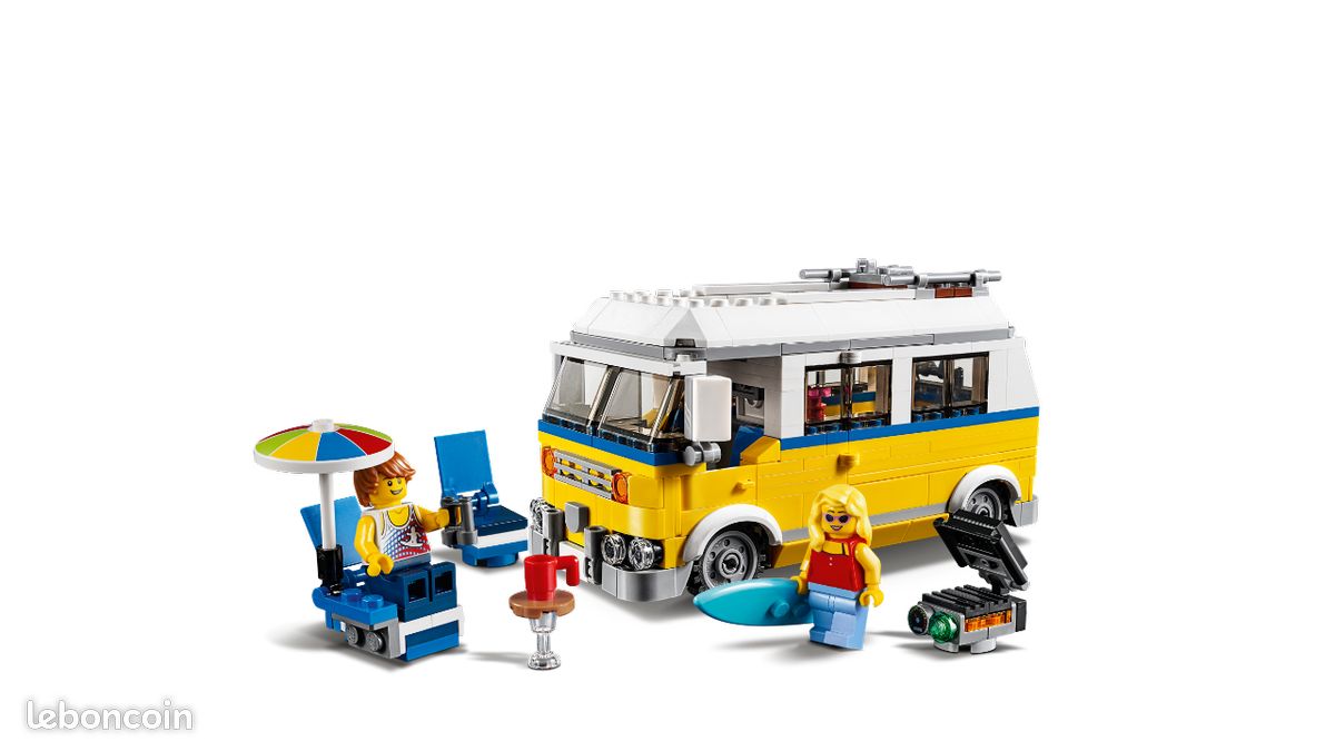 Lego creator 3-en-1 31079 - le Van des surfeurs - neuf en boite scellée (image 4)