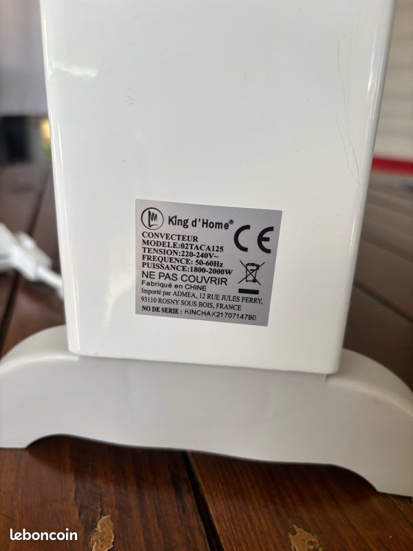 Convecteur électrique (image 3)