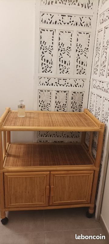 Vends très joli meuble osier (image 2)