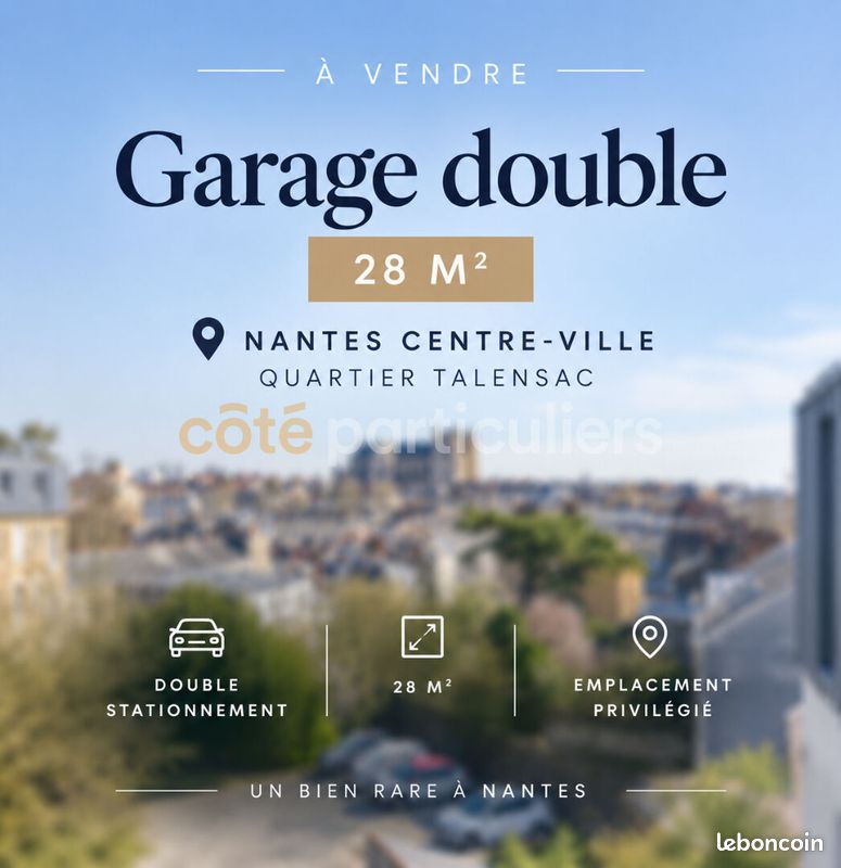 Parking 28 m² · à Nantes · 28 m² · 63 600 €