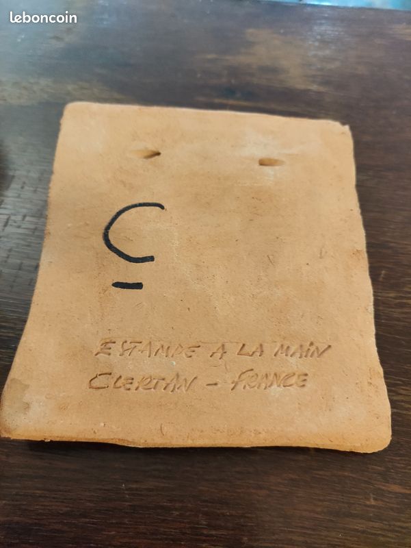 Estampe en terre cuite CLERTAN (image 8)
