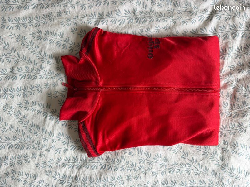 Adidas Originals veste Track Jacket rouge – Taille L – Grand Trefoil (image 3)