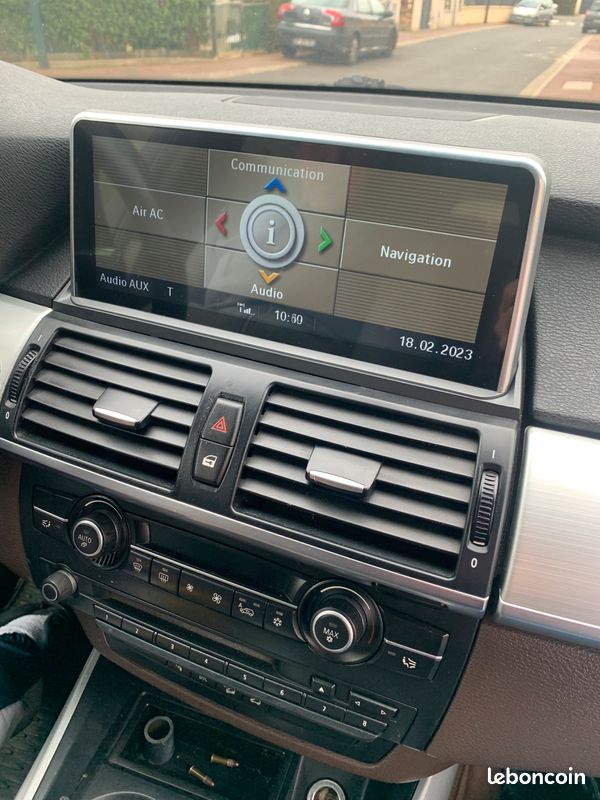 Ecran Android 16 multifonction multimédia tactile avec Carplay et Android Auto pour BMW E70-E71-F15-F16 (X5-X6) Système CCC-CIC-NBT avec caméra de recul et Kit de montage + Accessoires (image 3)