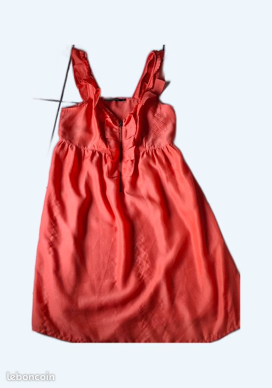 Robe 38 monoprix orange corail Vêtements