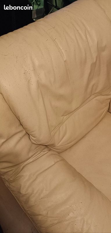 Fauteuil en cuir véritable (image 7)