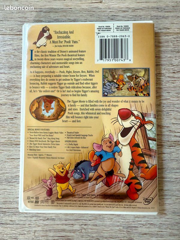 The tigger movie DVD Winnie (image 2)