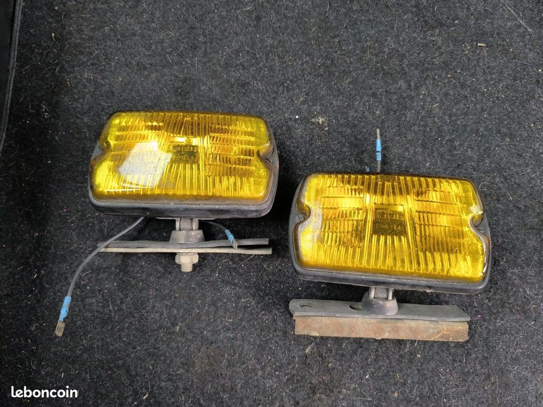 Paire De Phares Antibrouillard Cibié - Emballage D'origine, Parfait Pour Youngtimers