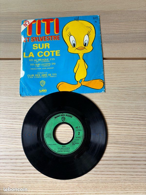 Lot de 3 vinyles 45T Titi et Sylvestre (image 3)