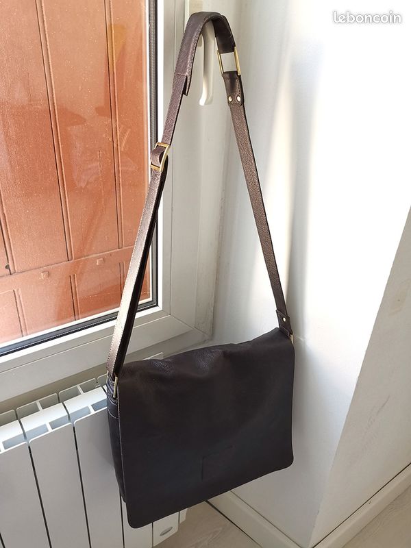 Besace Ashwood en Cuir véritable / Sacoche PC (image 6)