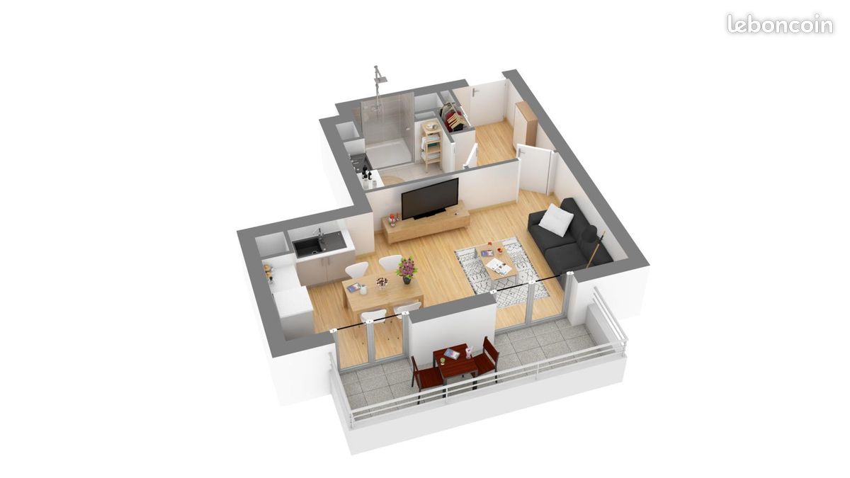 Appartement 1 pièce 33 m² · à Rouen · 33 m² · 497 €/mois