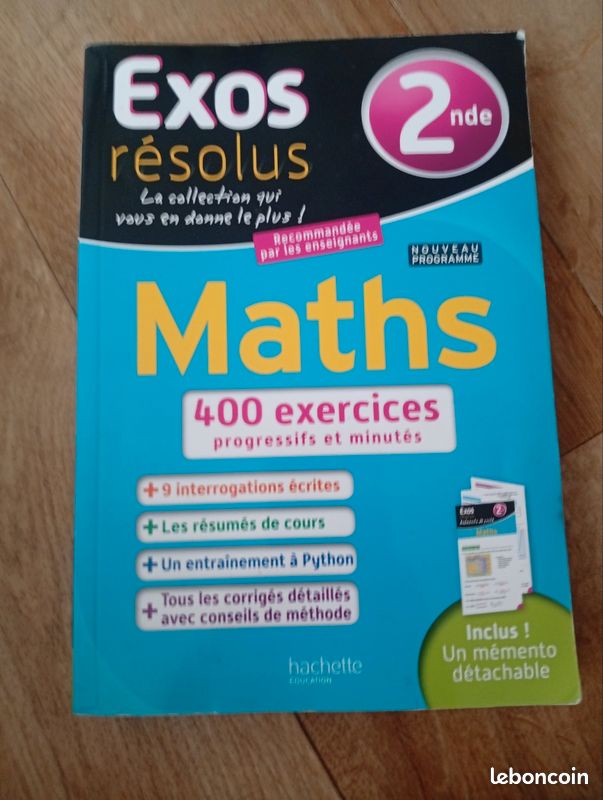 Exos résolus Maths 2de (image 1)