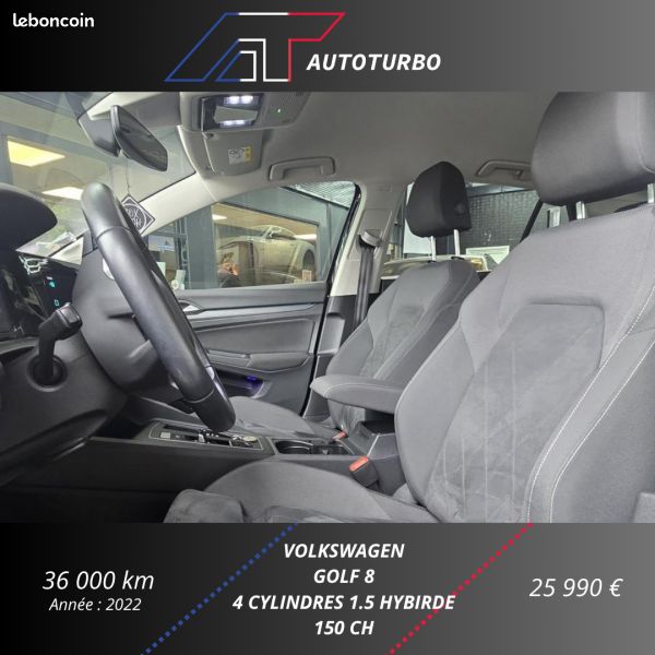 Volkswagen GOLF VIII 1.5 ETSI OPF 150CH STYLE DSG7 (image 22)