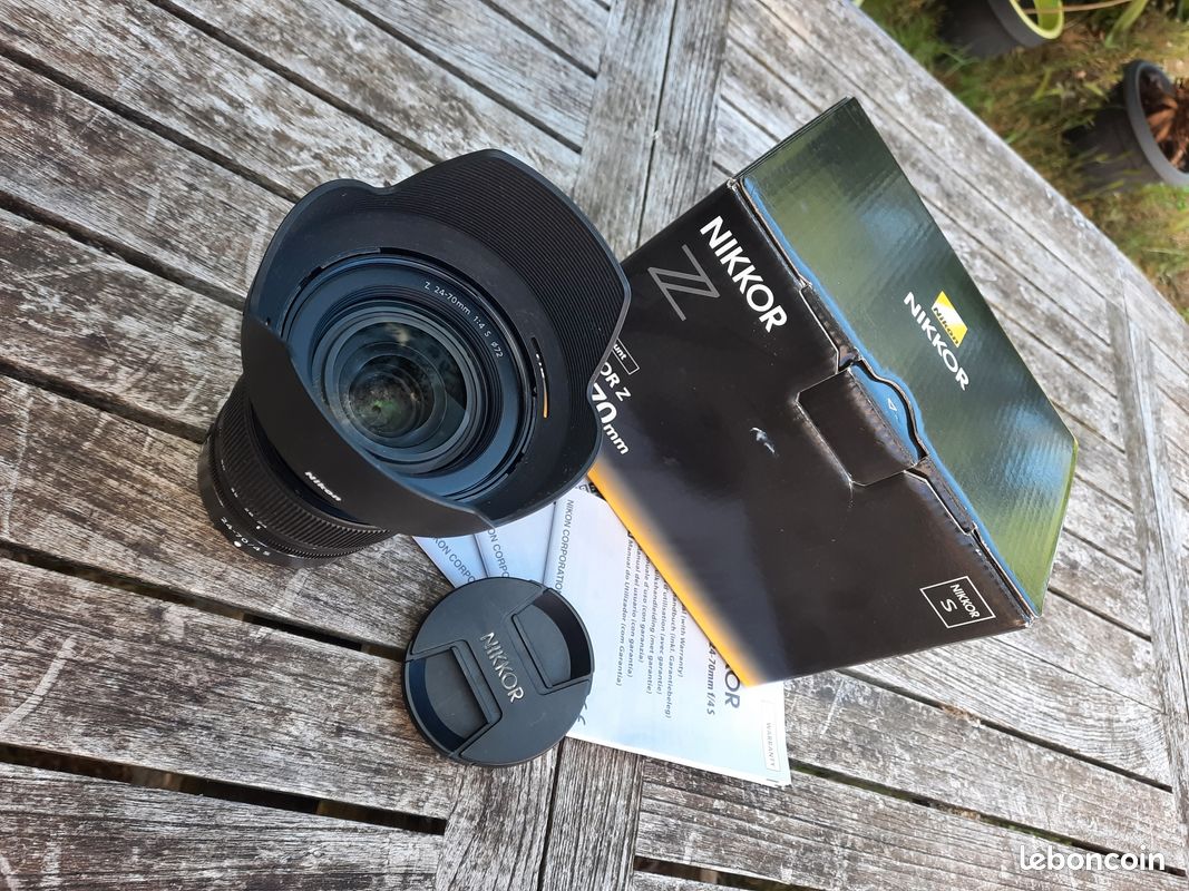 Nikon Nikkor Z 24-70mm F/4 S - Objectif Gamme Z - Monture Nikon Z - Occasion