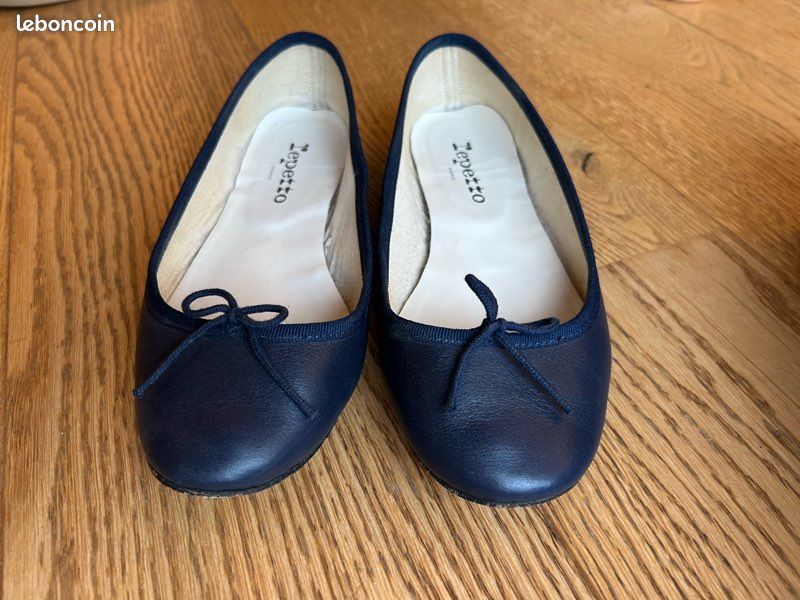 Repetto Ballet Flats Ballerines Bleu Marine Repetto Repetto